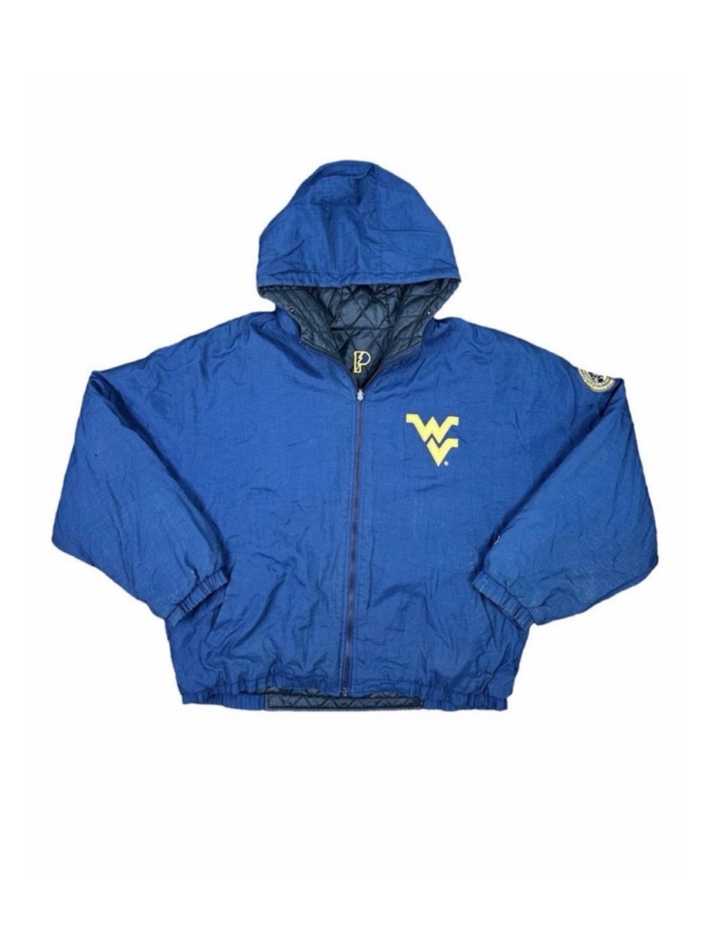 Vintage 90’s Pro Player University of West Virginia Reversible Puffer Jacket